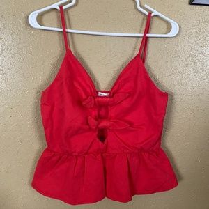 Miley + Molly bow top